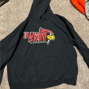 Gildan Black Hoodie Illinois state